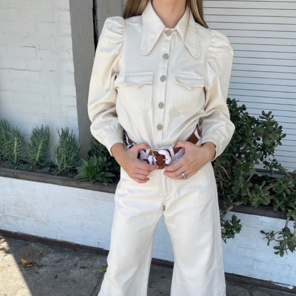 *NWOT* Pastiche Allegra Denim Shirt Sz Small - Picture 1 of 4